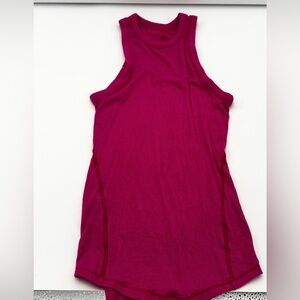 Lululemon Pink Tank top long bottom small